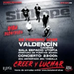 Sínkope en Concierto: Una Noche de Rock en Valdencín (Cáceres)