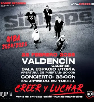 Sínkope en Concierto: Una Noche de Rock en Valdencín