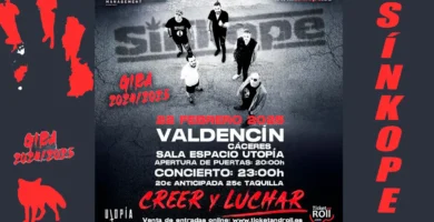 Sínkope en Concierto: Una Noche de Rock en Valdencín