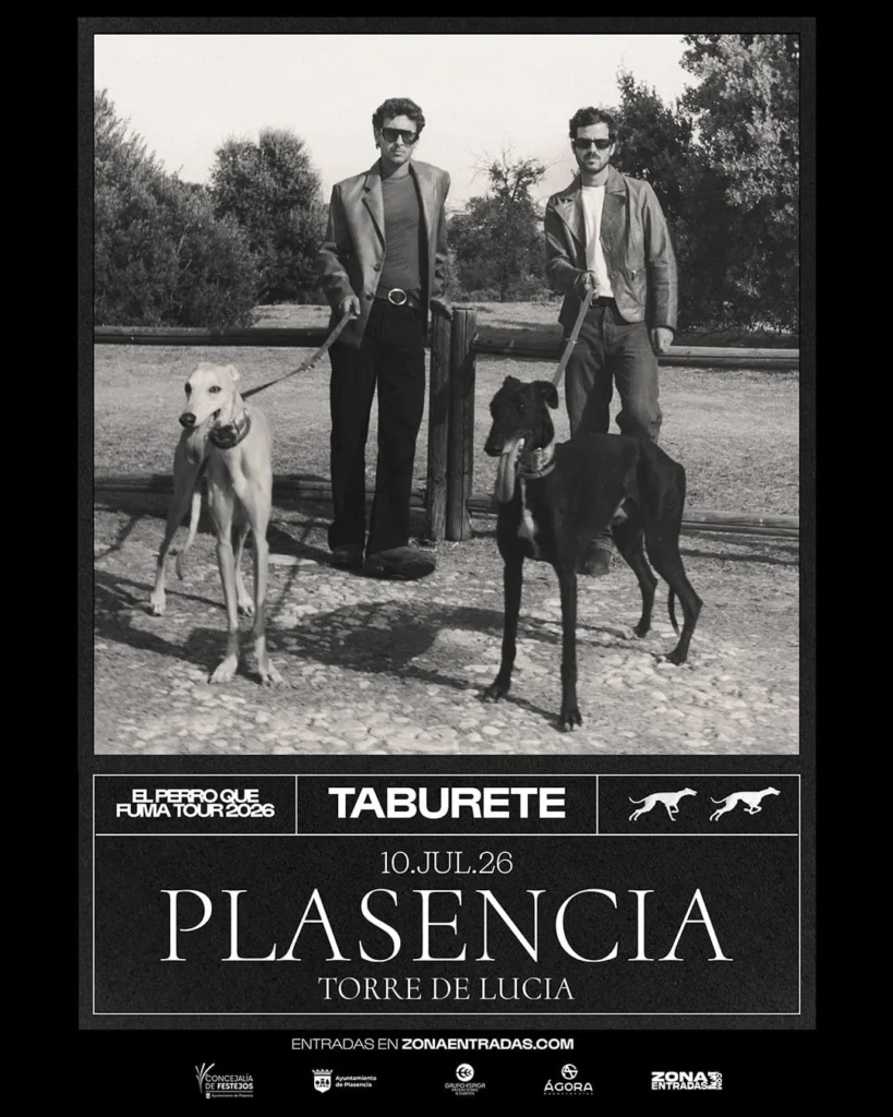 Taburete aterriza en Plasencia con su gira “El perro que fuma Tour 2026”